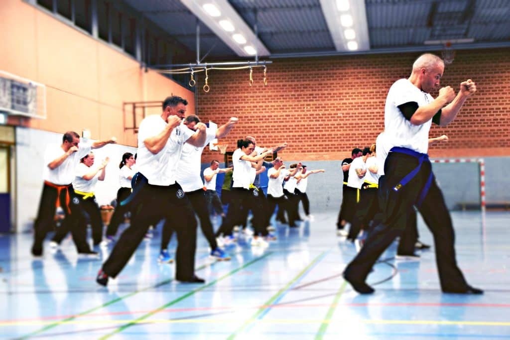 Abbildung Gruppe beim Training in Erkelenz